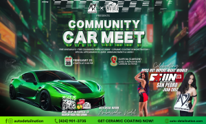 COMMUNITY CAR MEET EXTRAVAGANZA: A NIGHT OF CARS, COMMUNITY & FUN!