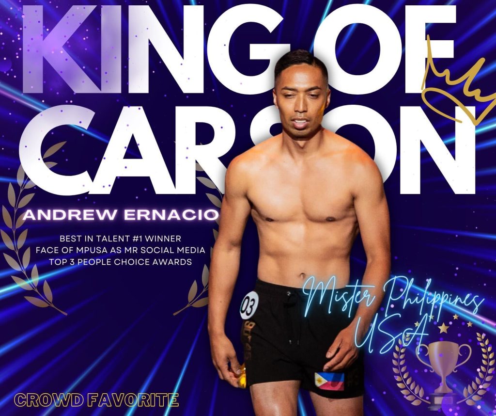 Andrew Ernacio King of Carson Mister Philippines USA 2024