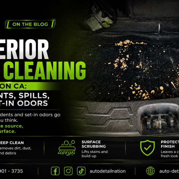 interior car cleaning Carson CA - Auto Detail Nation