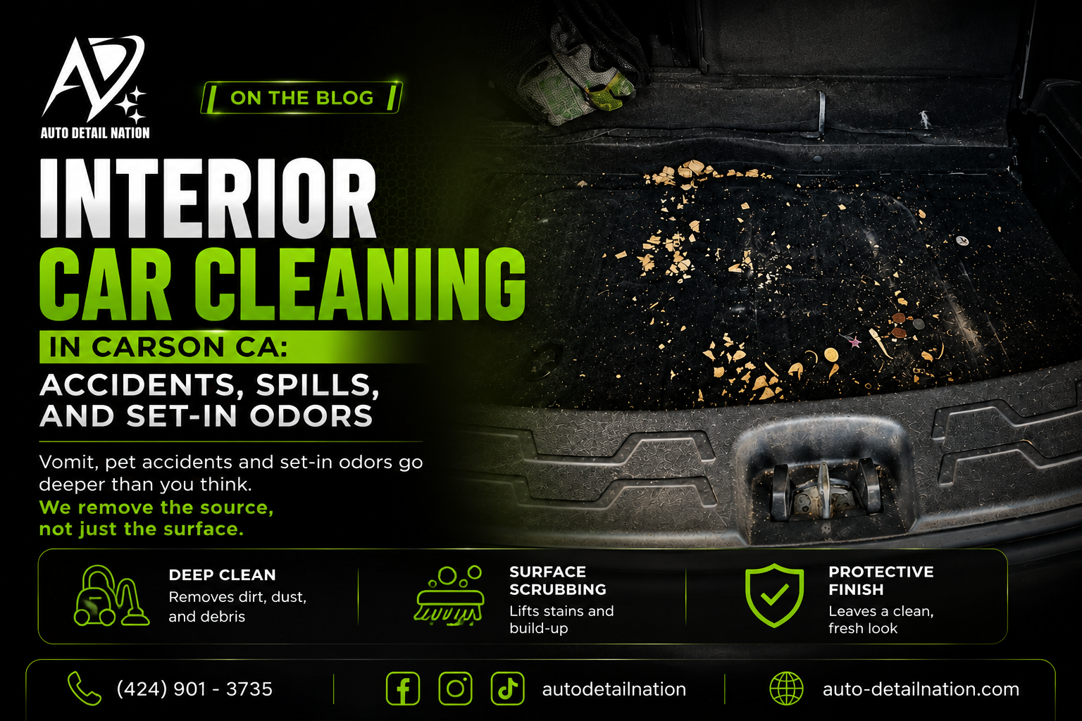 interior car cleaning Carson CA - Auto Detail Nation