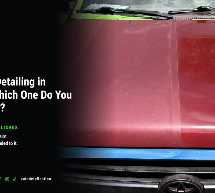 car wash vs detailing Carson CA - Auto Detail Nation